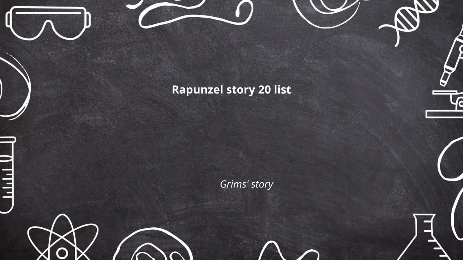 Rapunzel story