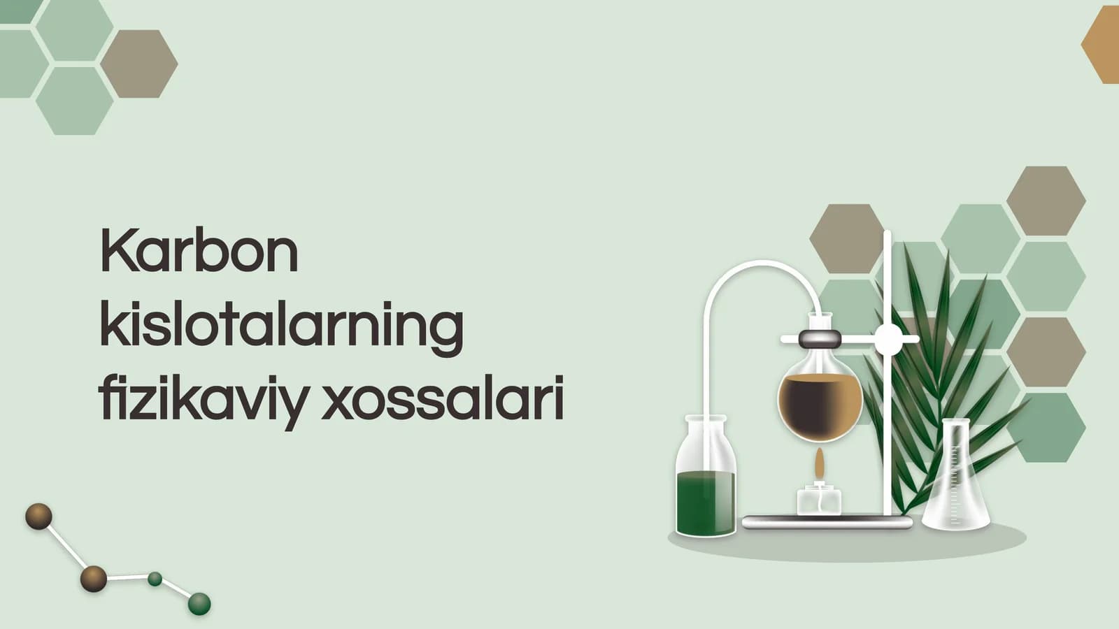 Karbon kislotalarning fizikaviy xossalari