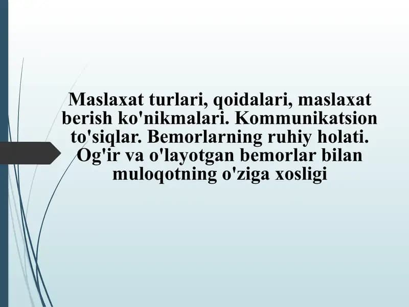 Maslahatlar