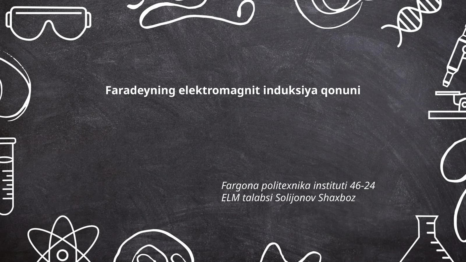 Faradeyning elektromagnit induksiya qonuni