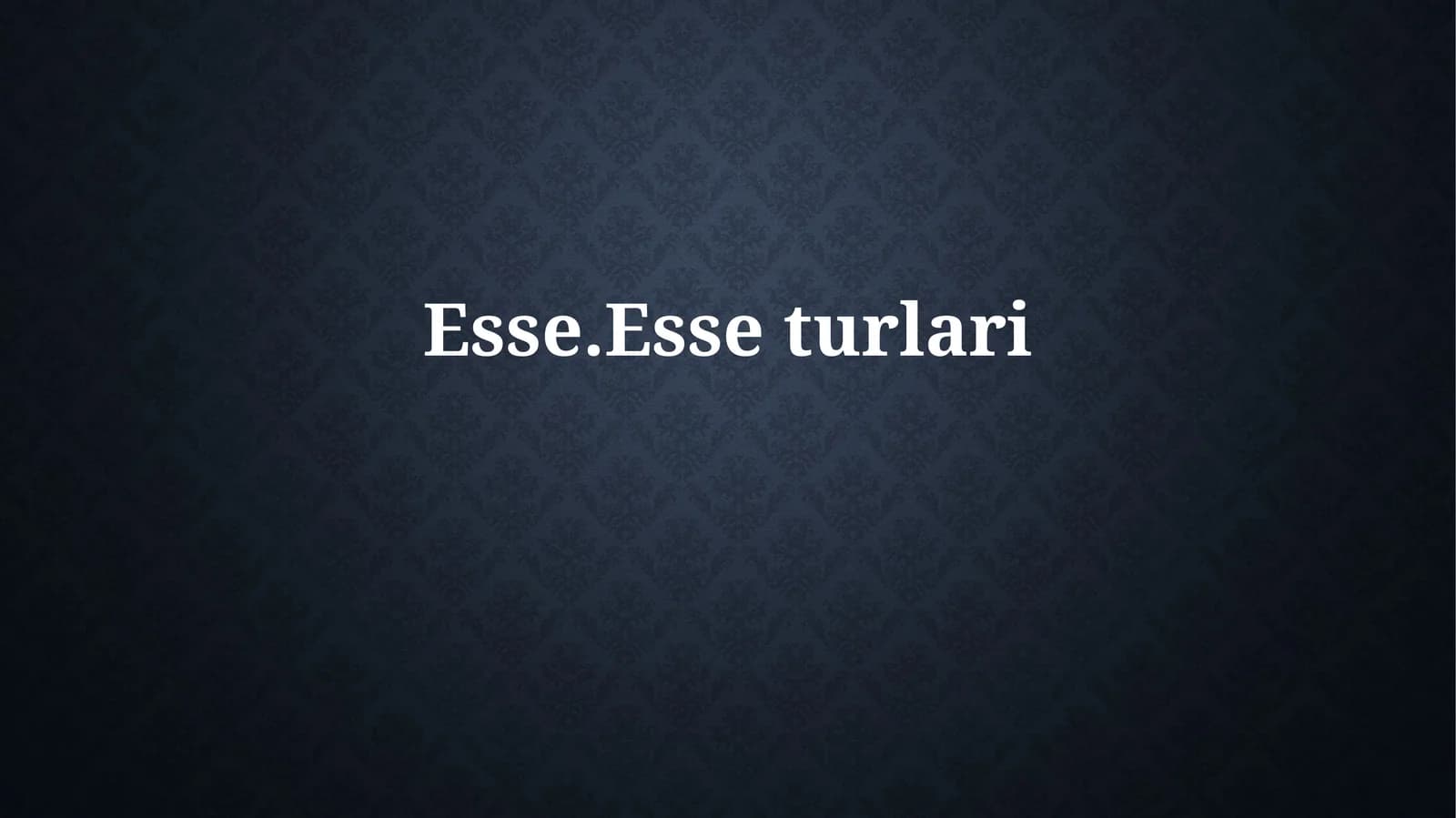 Esse.Esseturlari