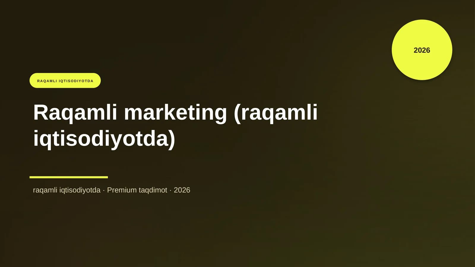 Raqamli marketing (raqamli iqtisodiyotda)