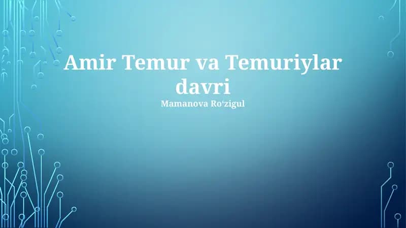 Temuriylar davri