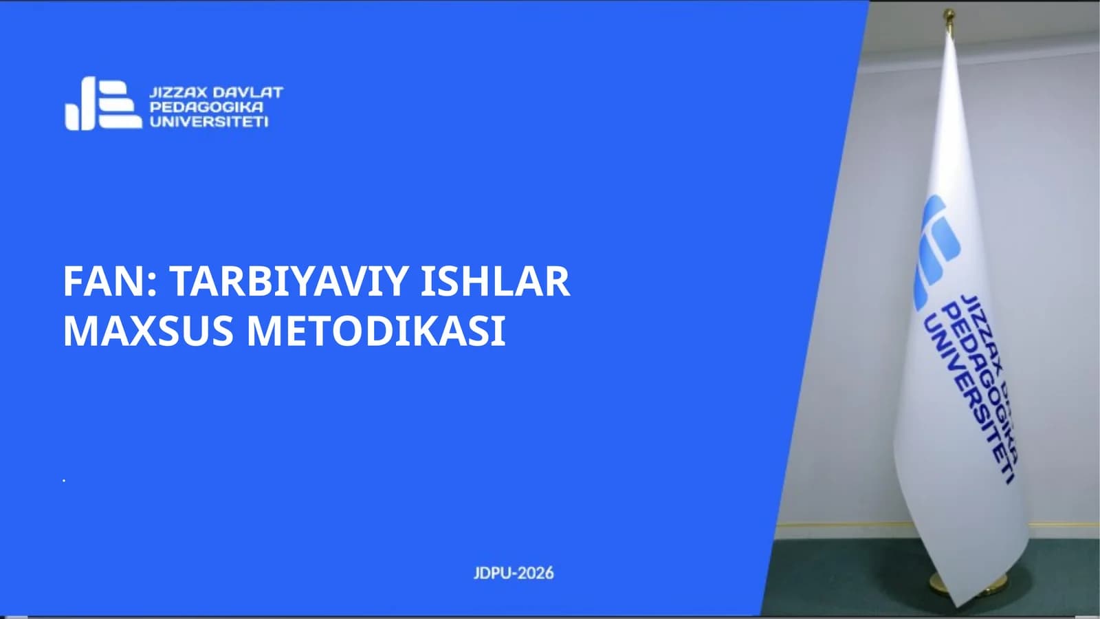 TARBIYAVIY ISHLAR MAXSUS METODIKASI
