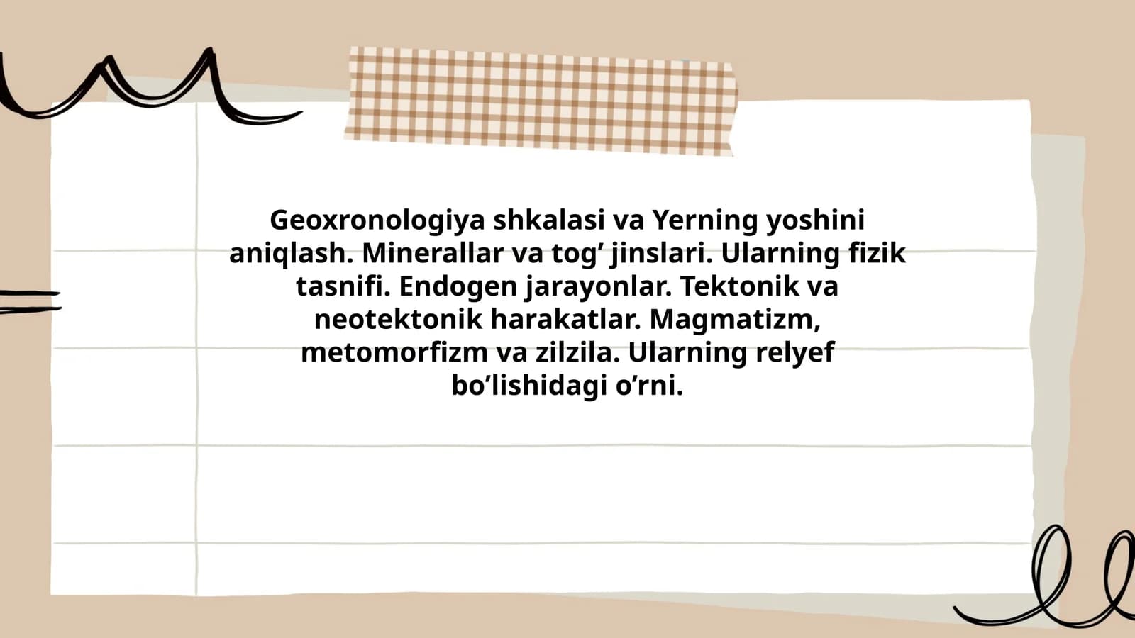 Geoxronologiya shkalasi va Yerning yoshini aniqlash
