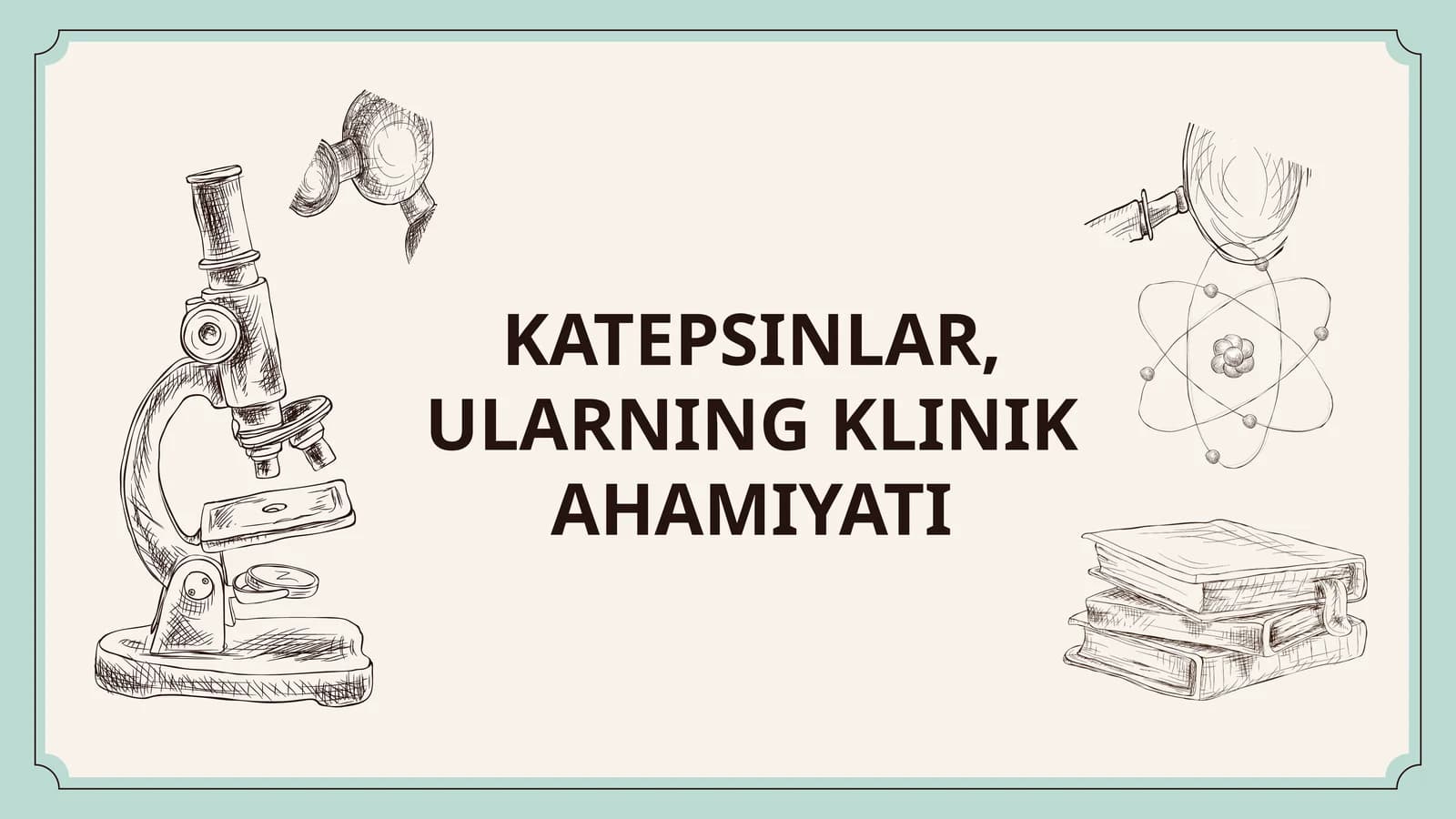 KATEPSINLAR, ULARNING KLINIK AHAMIYATI