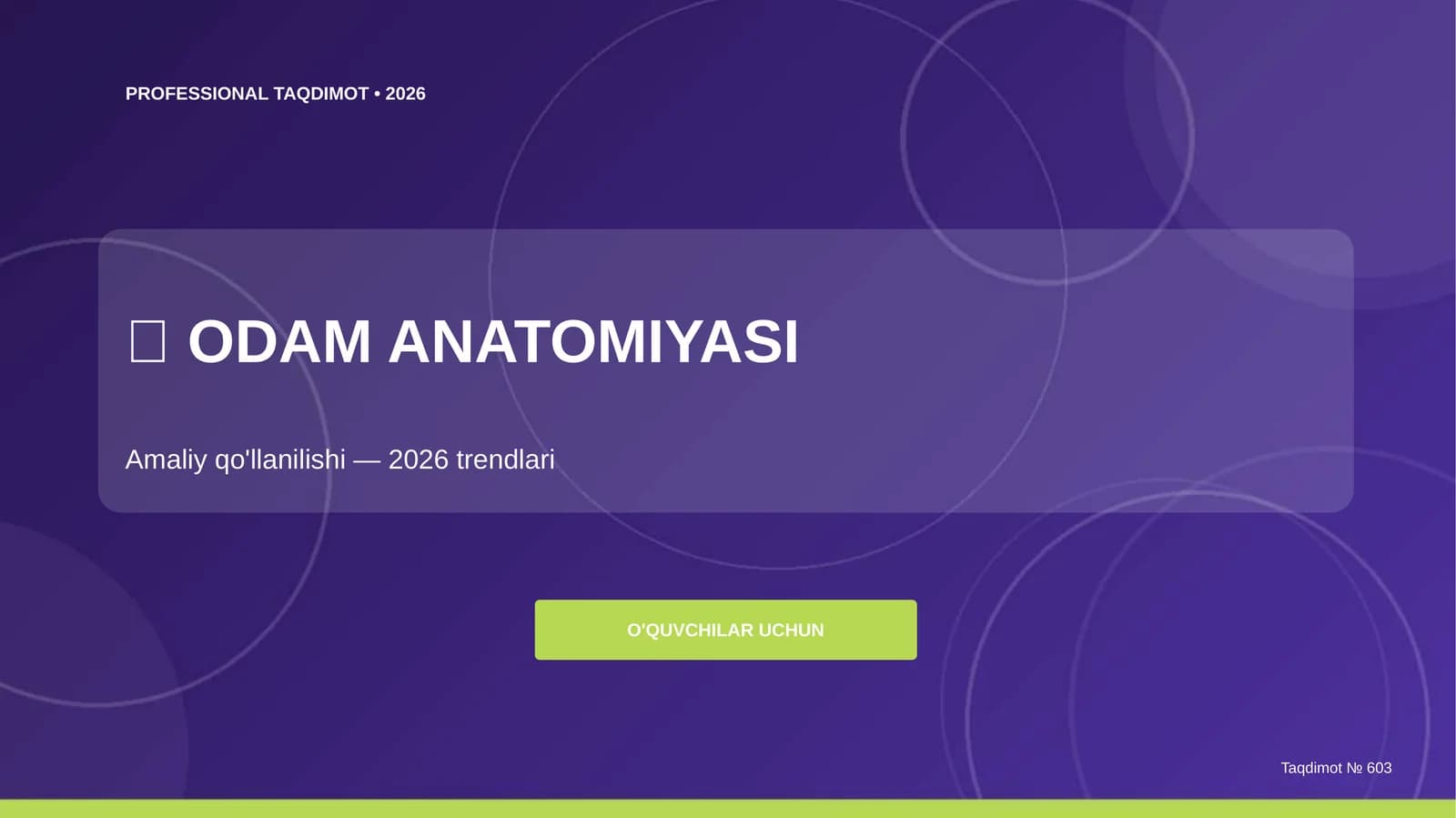 ODAM ANATOMIYASI