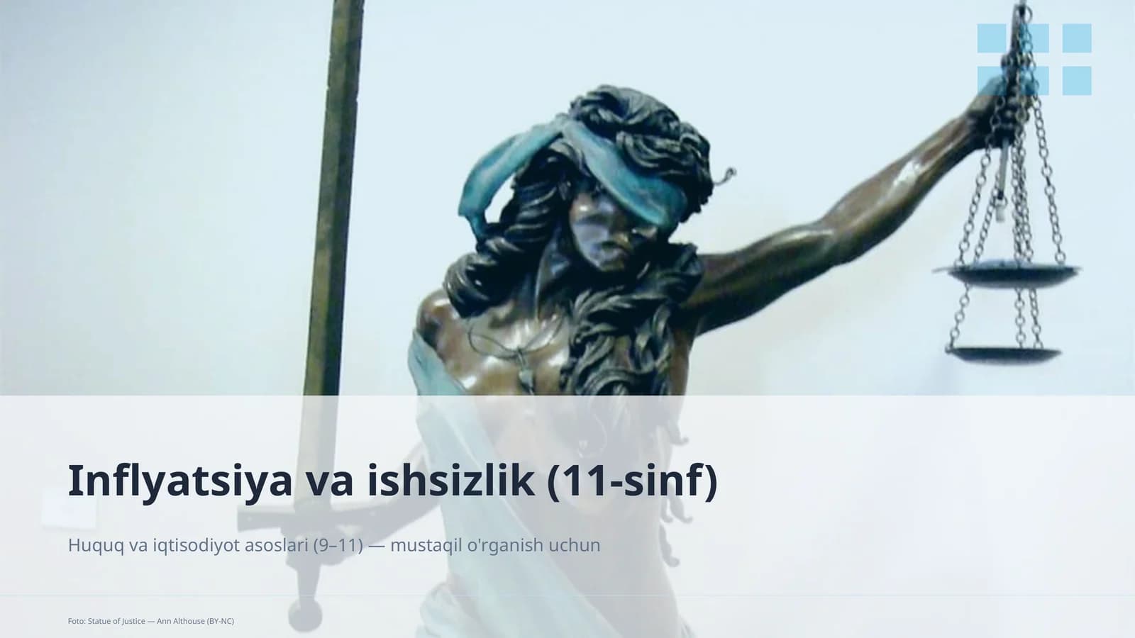 Huquq va iqtisodiyot asoslari (9–11)