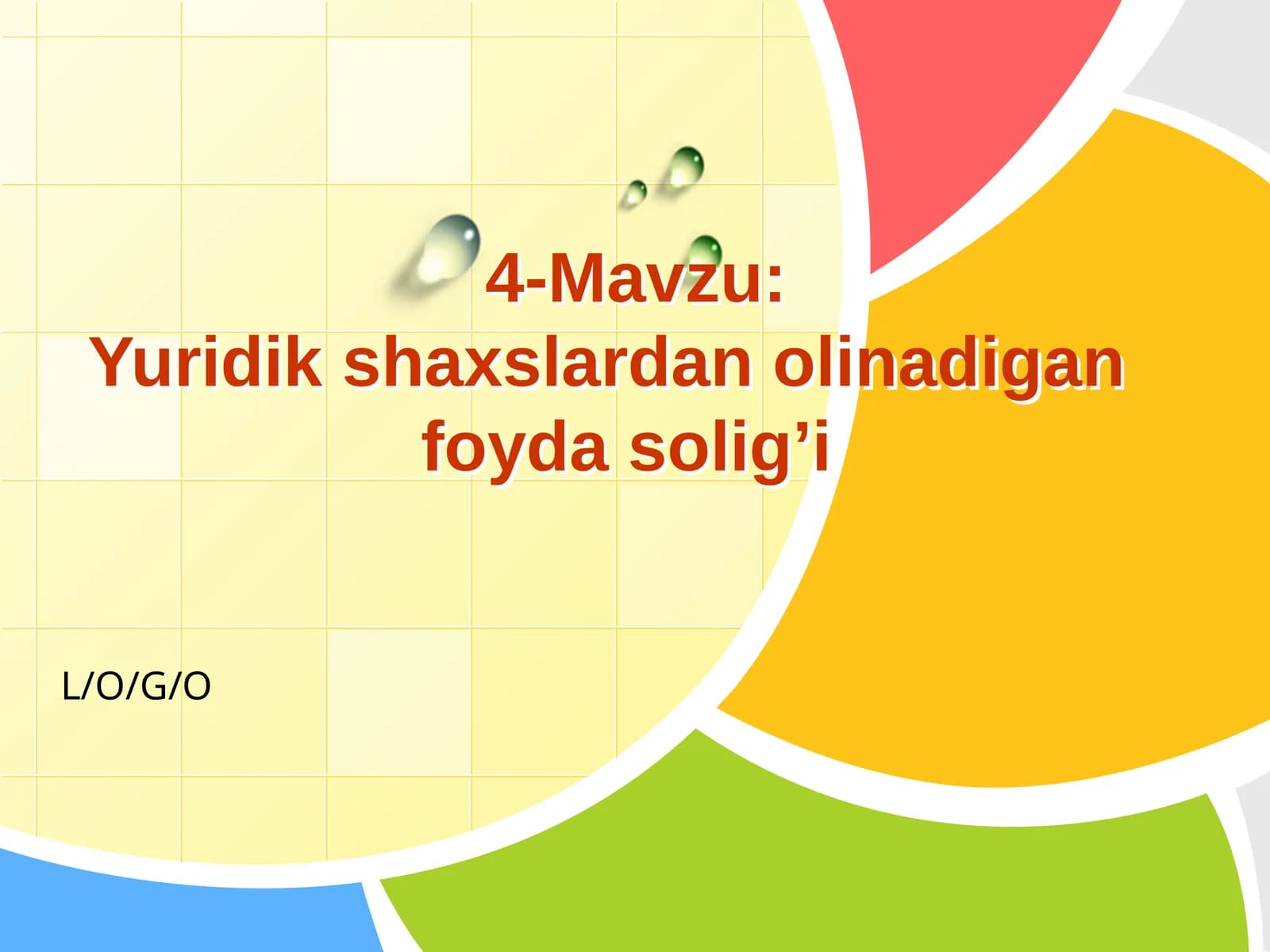 Yuridik shaxslardan olinadigan foyda solig'i