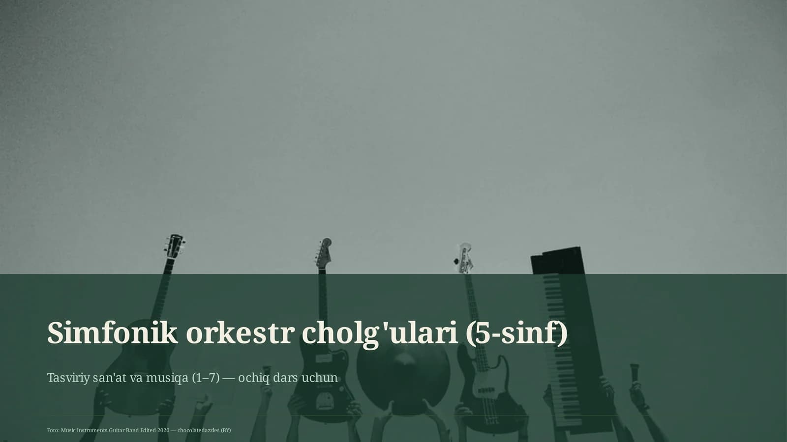 Simfonik orkestr cholg'ulari (5-sinf)