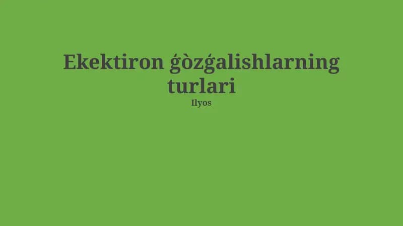 Ovoz chiqarish moslamalari