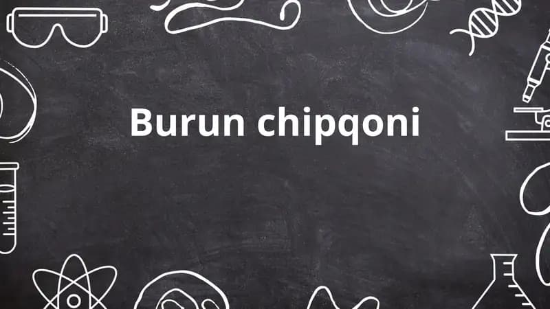 Burun chipqoni