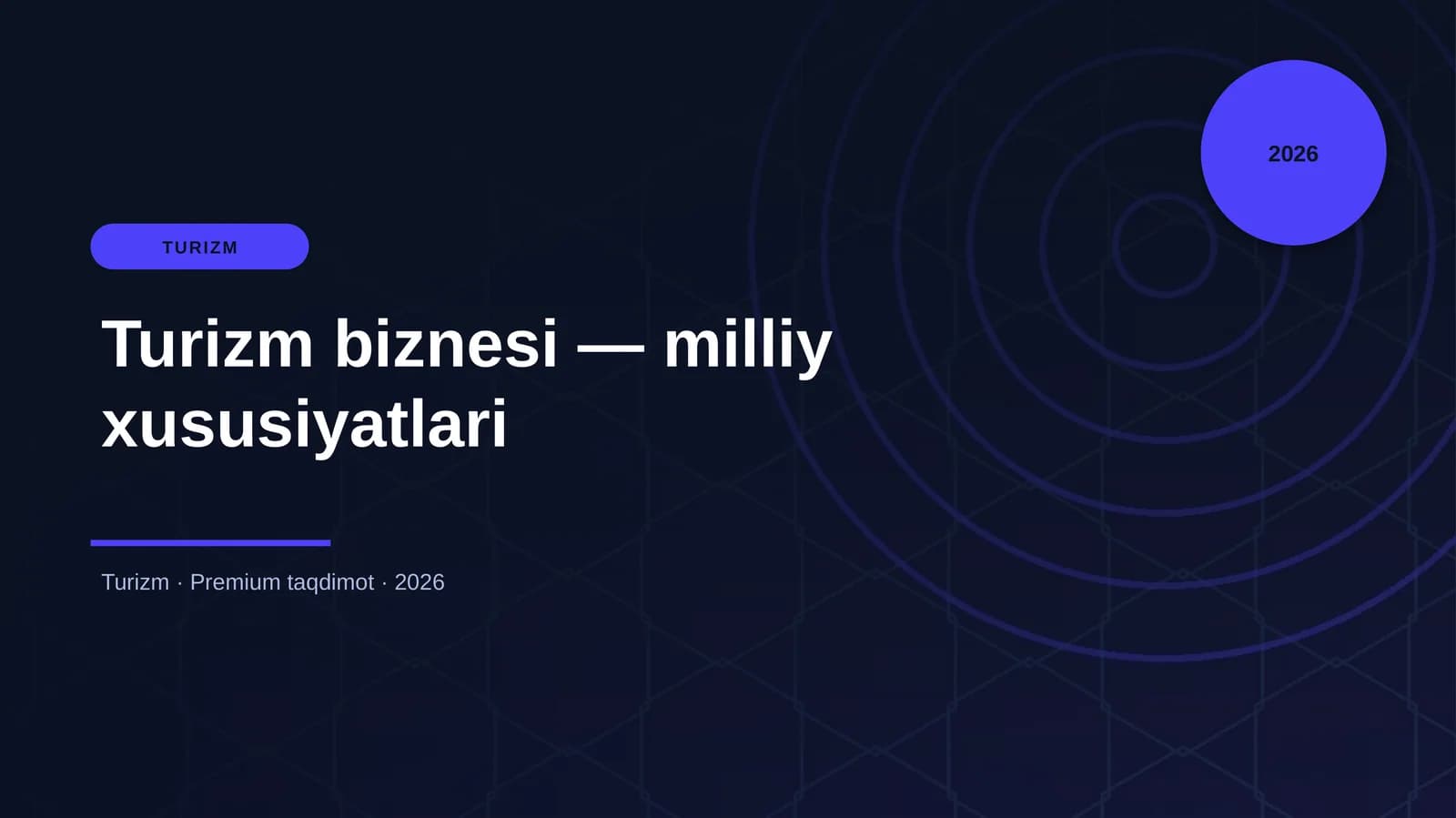Turizm biznesi — milliy xususiyatlari
