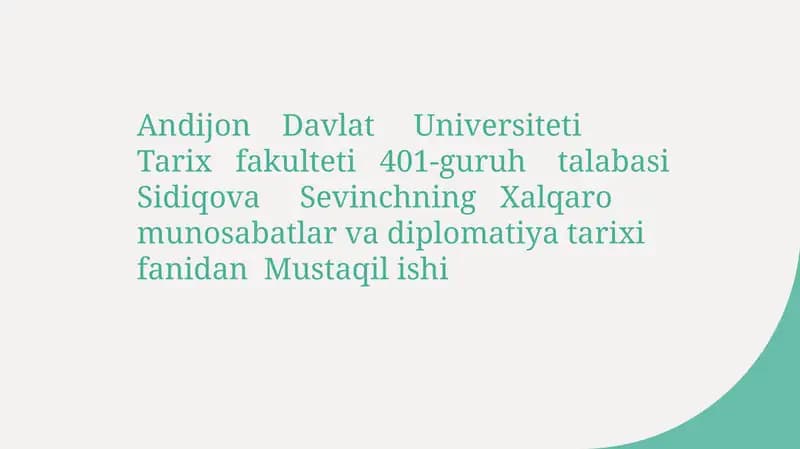 Sovet ittifoqi va uning qibatlari