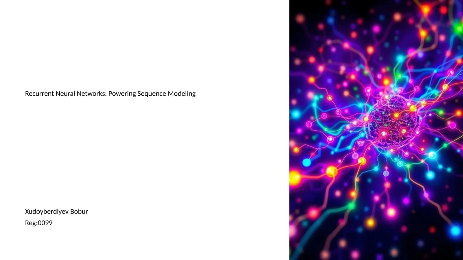 Recurrent Neural Networks: Powering Sequence Modeling