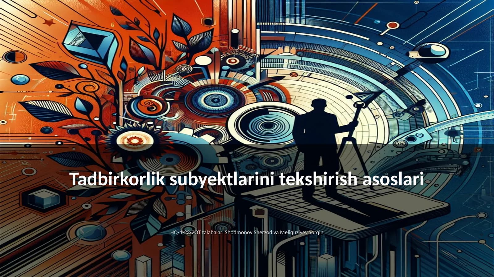 Tadbirkorlik subyektlarini tekshirish asoslari