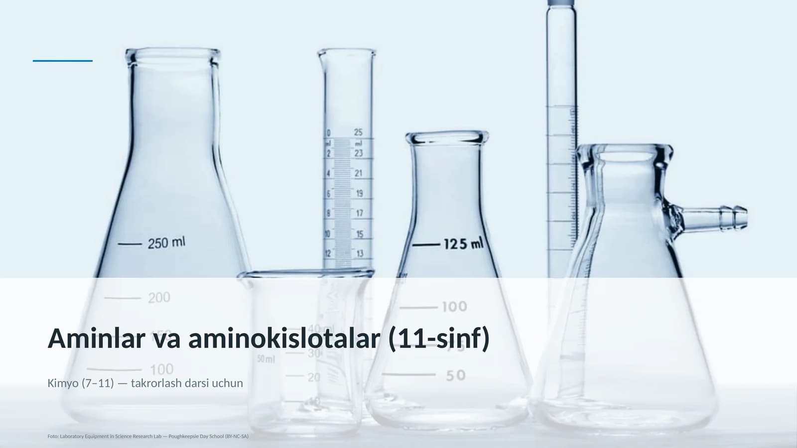 Aminlar va aminokislotalar (11-sinf)