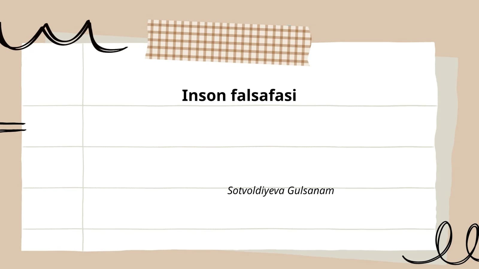 Inson falsafasi
