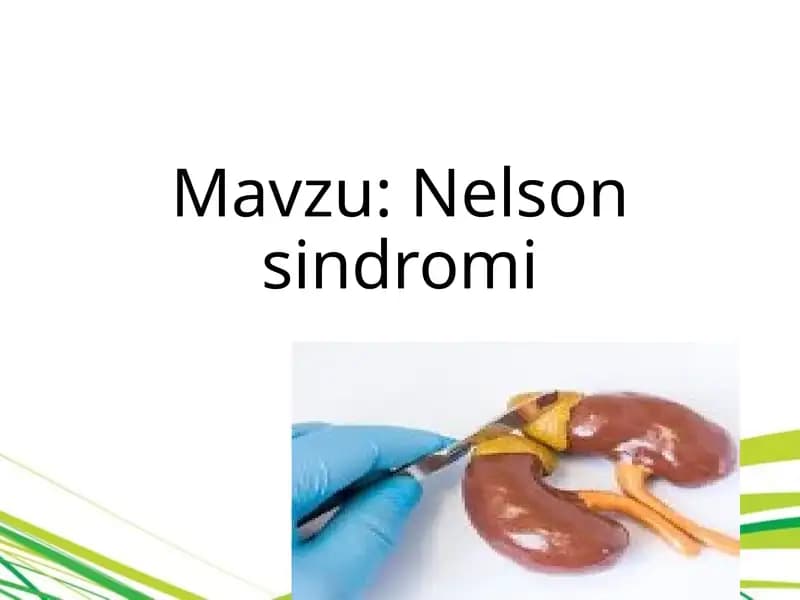 Nelson sindromi