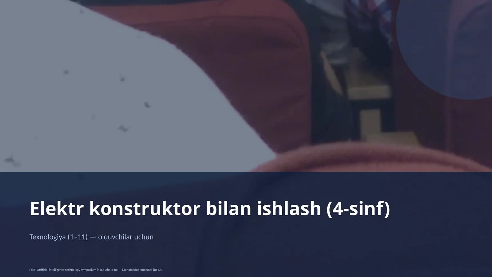 Elektr konstruktor bilan ishlash (4-sinf)
