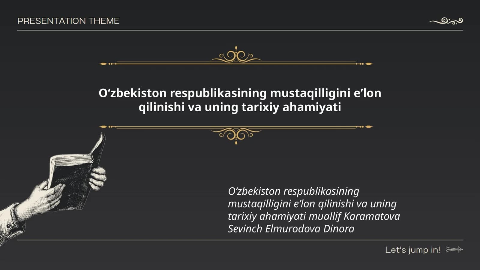 Oʻzbekiston respublikasining mustaqilligini eʼlon qilinishi va uning tarixiy ahamiyati