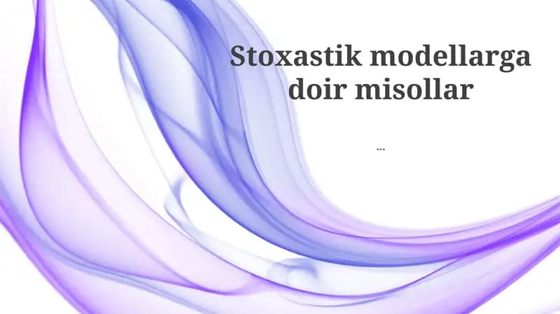 Monte Karlo Simulyatsiyasi
