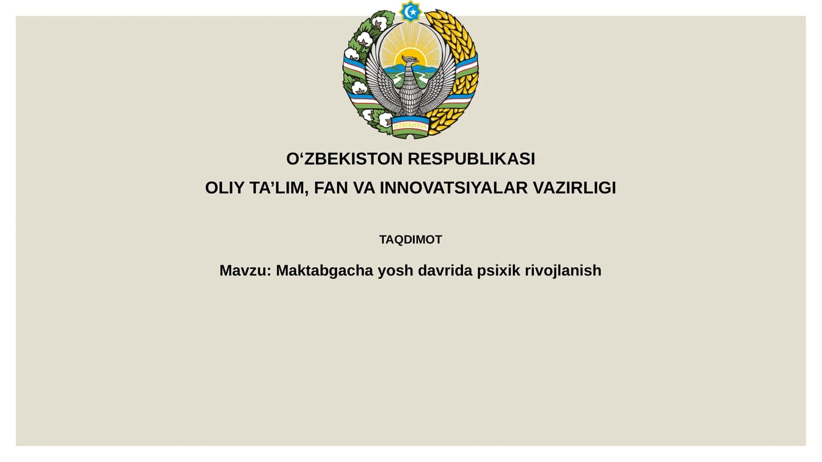 Maktabgachayoshdavridapsixikrivojlanish