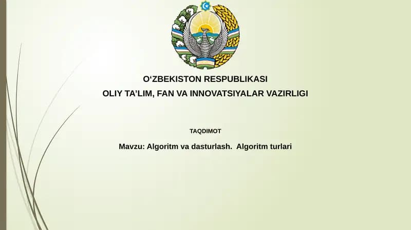 Algoritmlar
