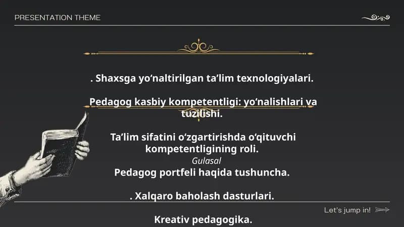 Shaxsga yo‘naltirilgan ta’lim texnologiyalari
