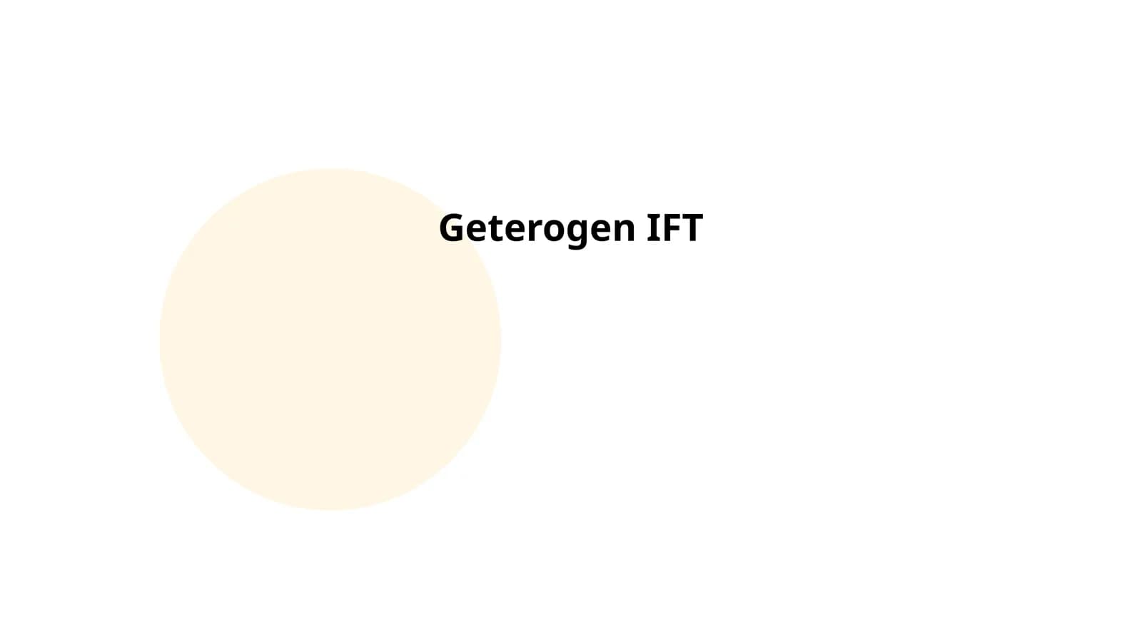 Geterogen IFT