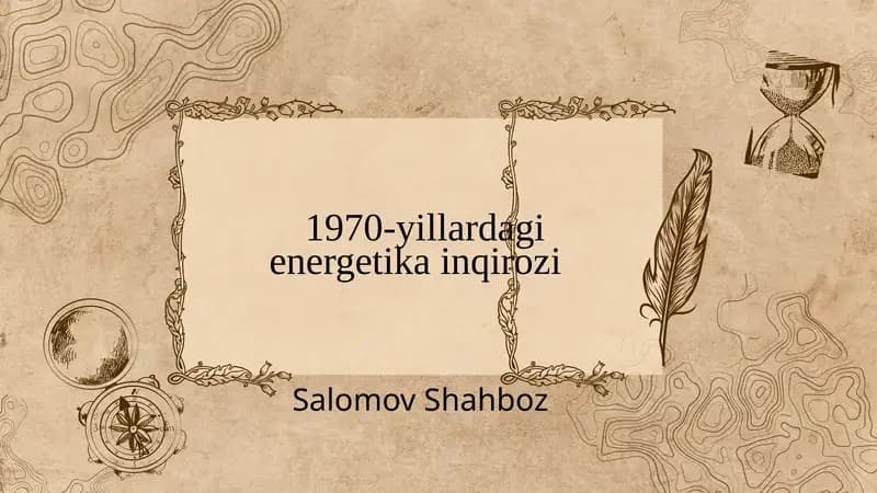 1970-yillardagi energetika inqirozi
