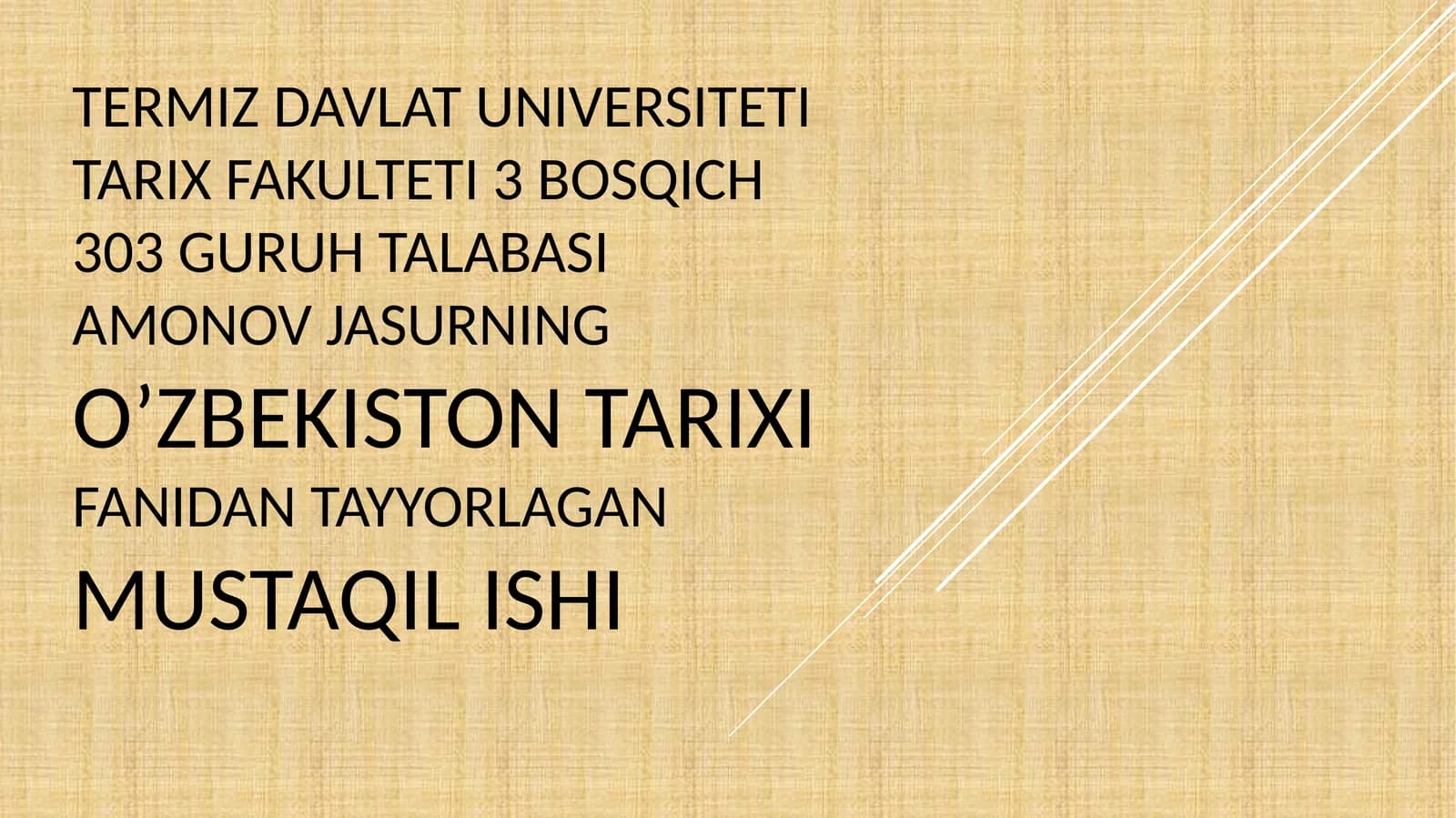 1916-YILGI MILLIY OZODLIK HARAKATI TOSHKENT SHAHRI MISOLIDA
