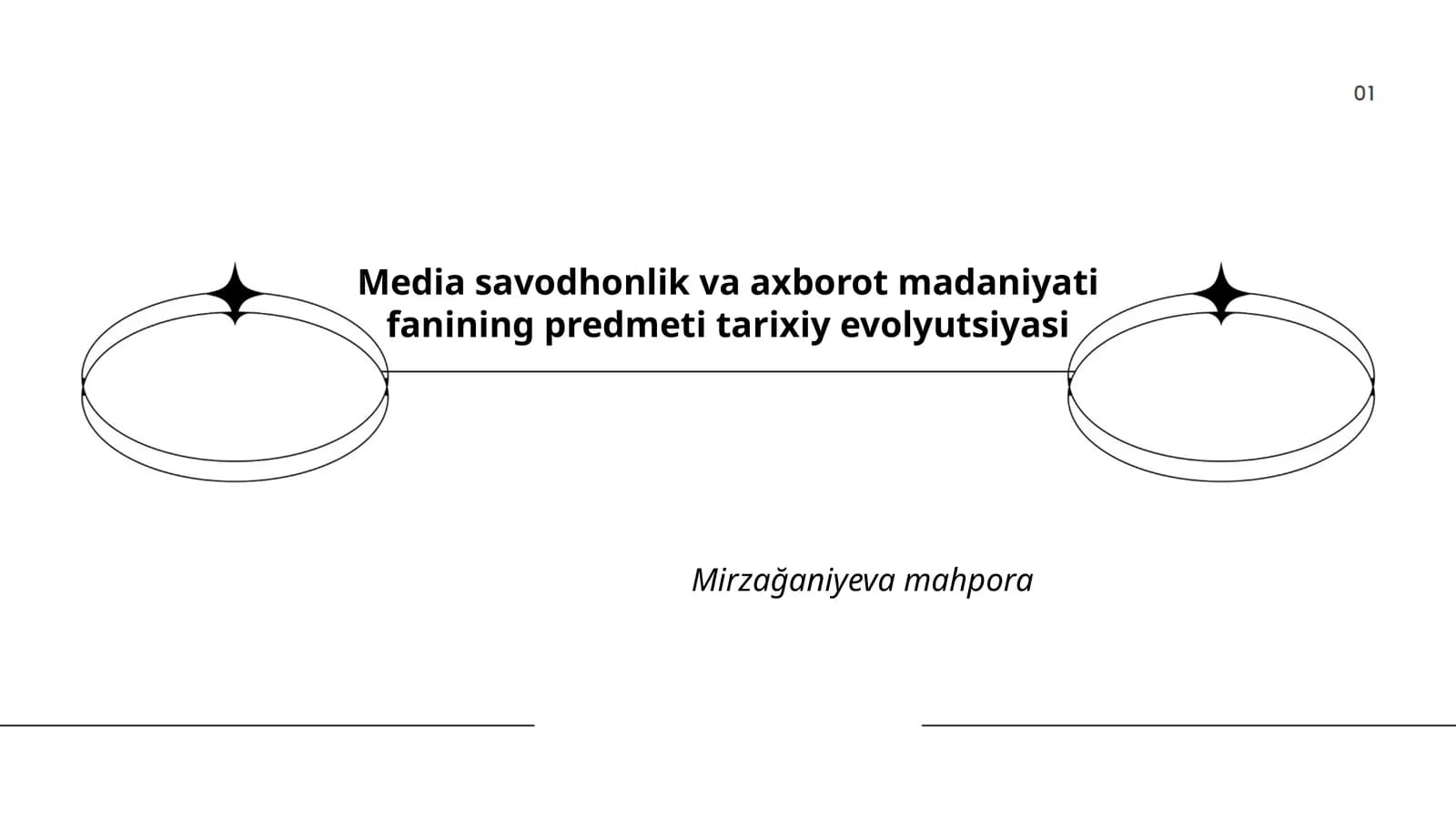Media savodhonlik va axborot madaniyati fanining predmeti tarixiy evolyutsiyasi