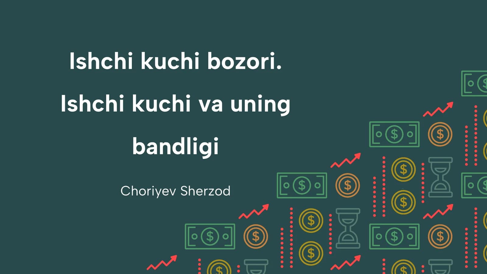 Ishchi kuchi bozori. Ishchi kuchi va uning bandligi