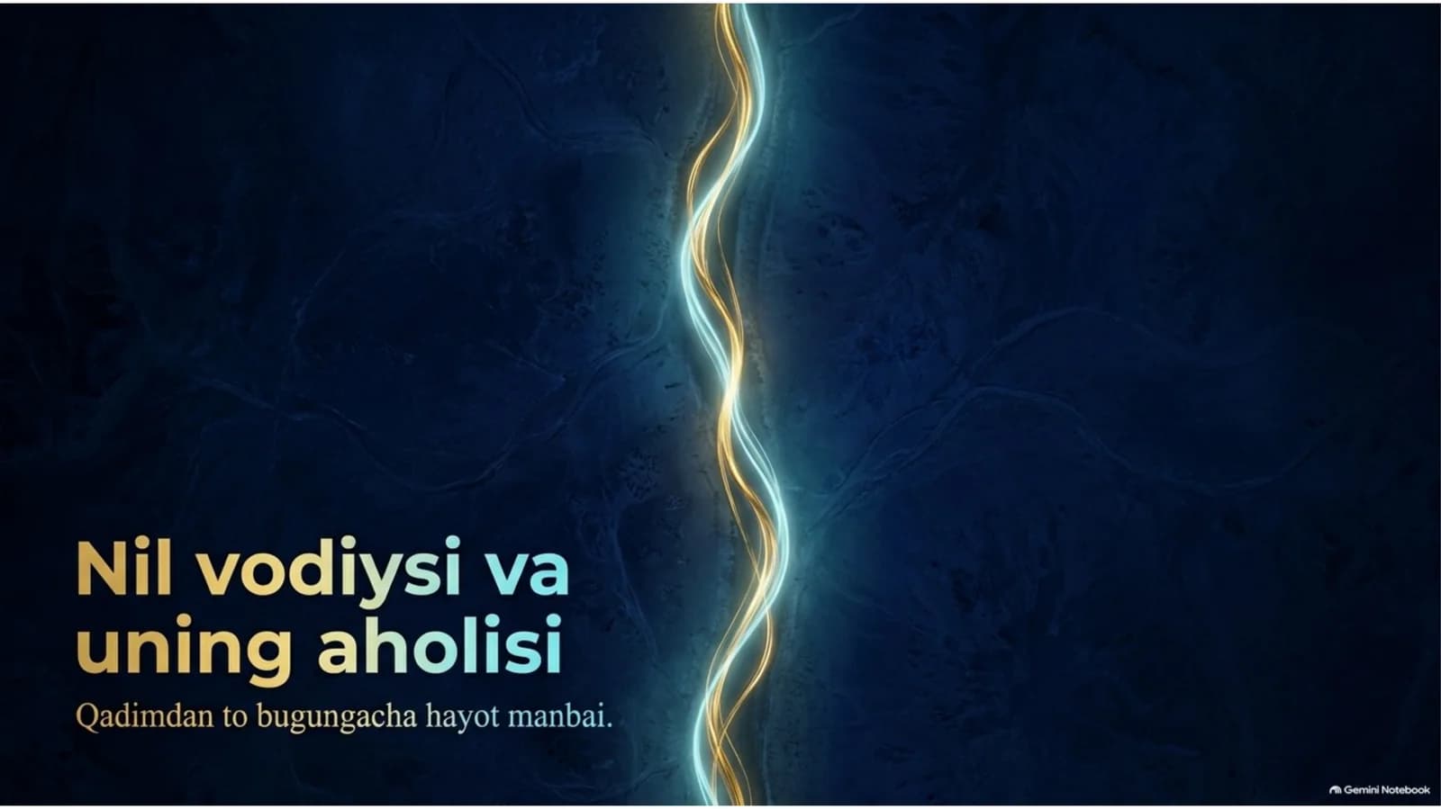 Nil vodiysi va uning aholisi