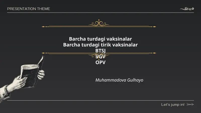 Barcha turdagi vaksinalar