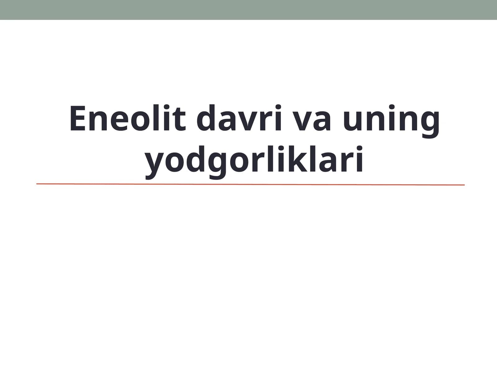 Eneolit davri
