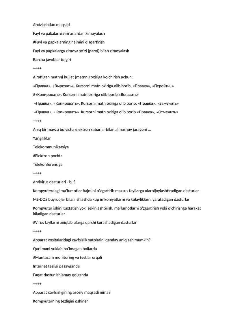 Antivirus dasturlari - bu?
