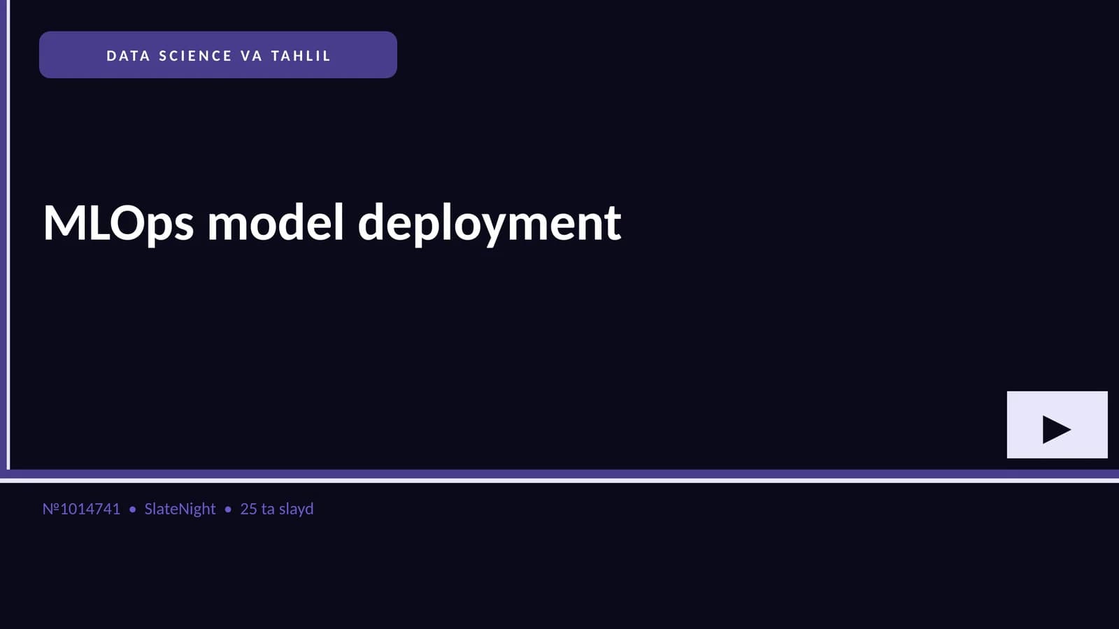 DATA SCIENCE VA TAHLIL