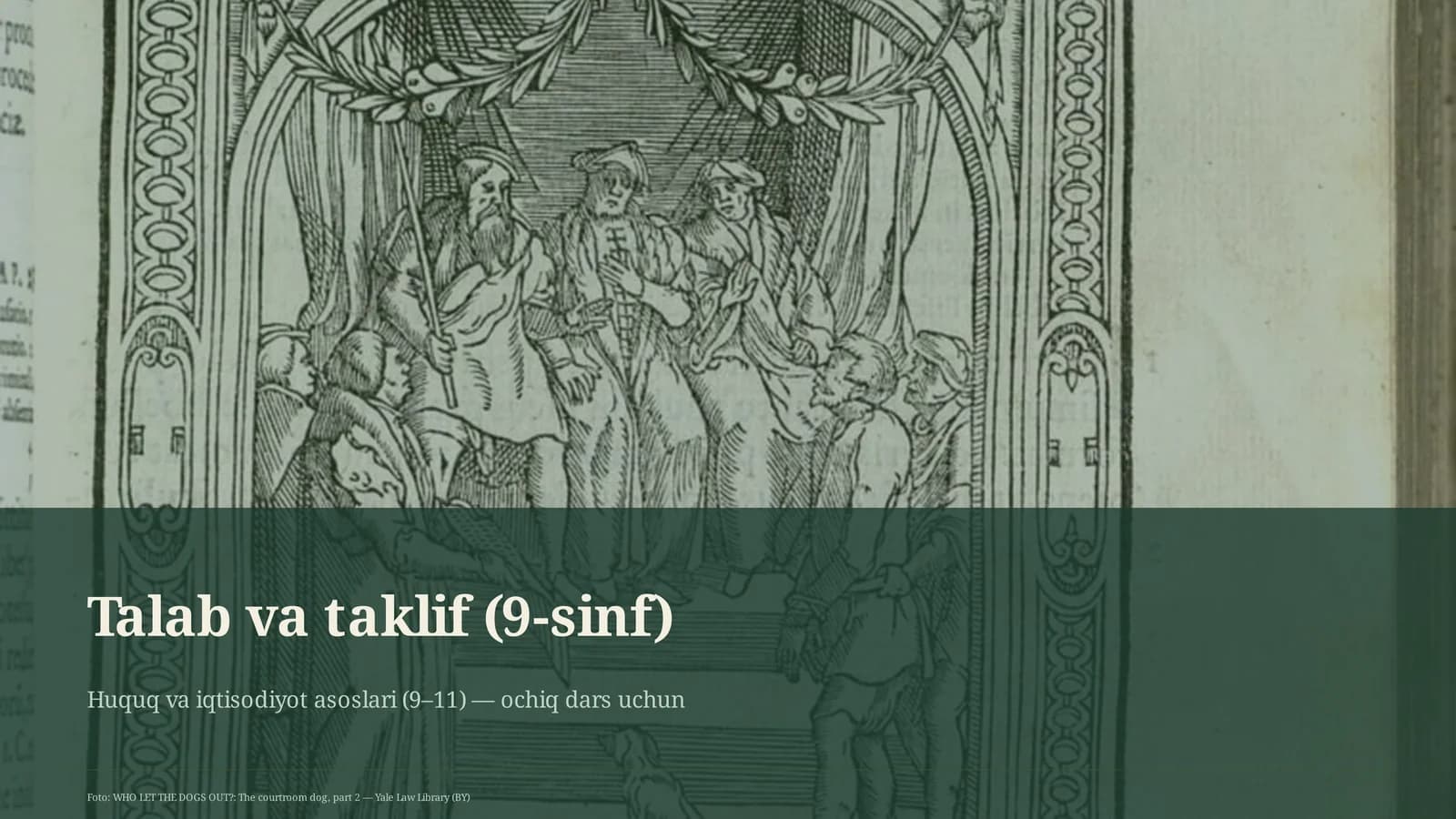 Huquq va iqtisodiyot asoslari (9–11)