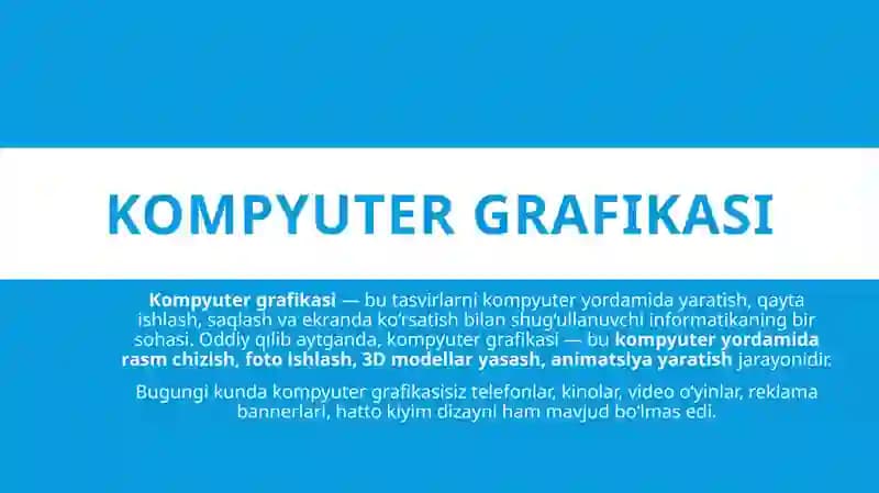 Kompyuter Grafikasi