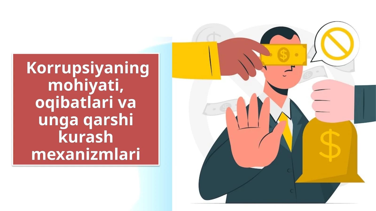 Korrupsiyaning mohiyati, oqibatlari va unga qarshi kurash mexanizmlari