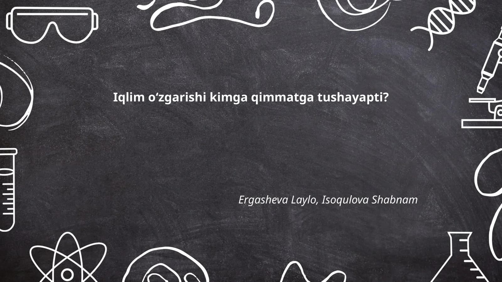 Iqlim oʻzgarishi kimga qimmatga tushayapti?