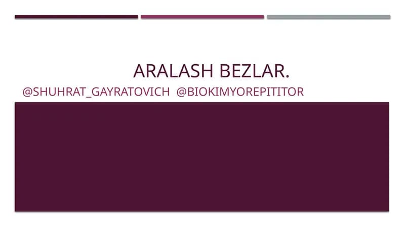 Aralash Bezlar