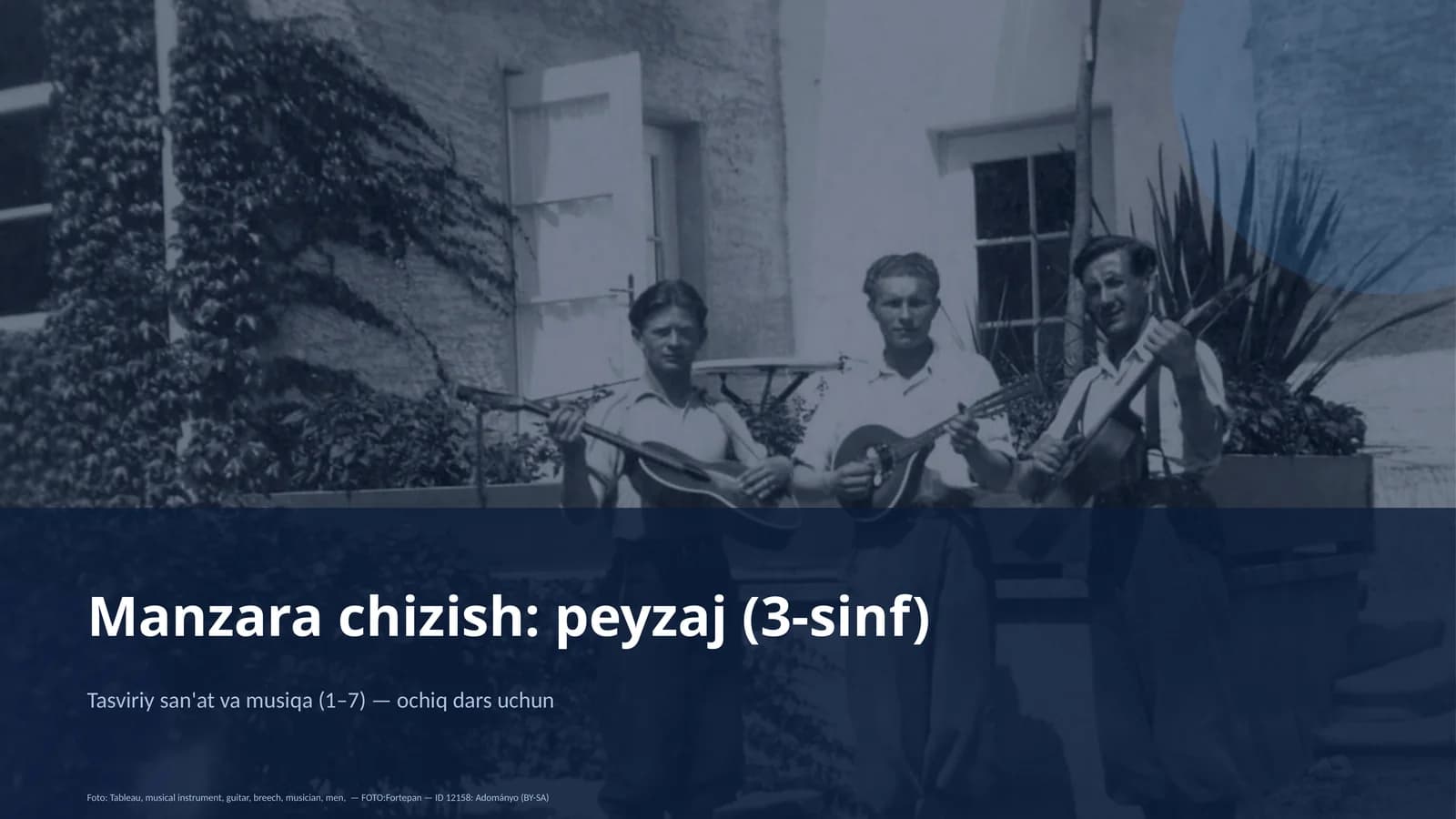 Manzara chizish: peyzaj (3-sinf)