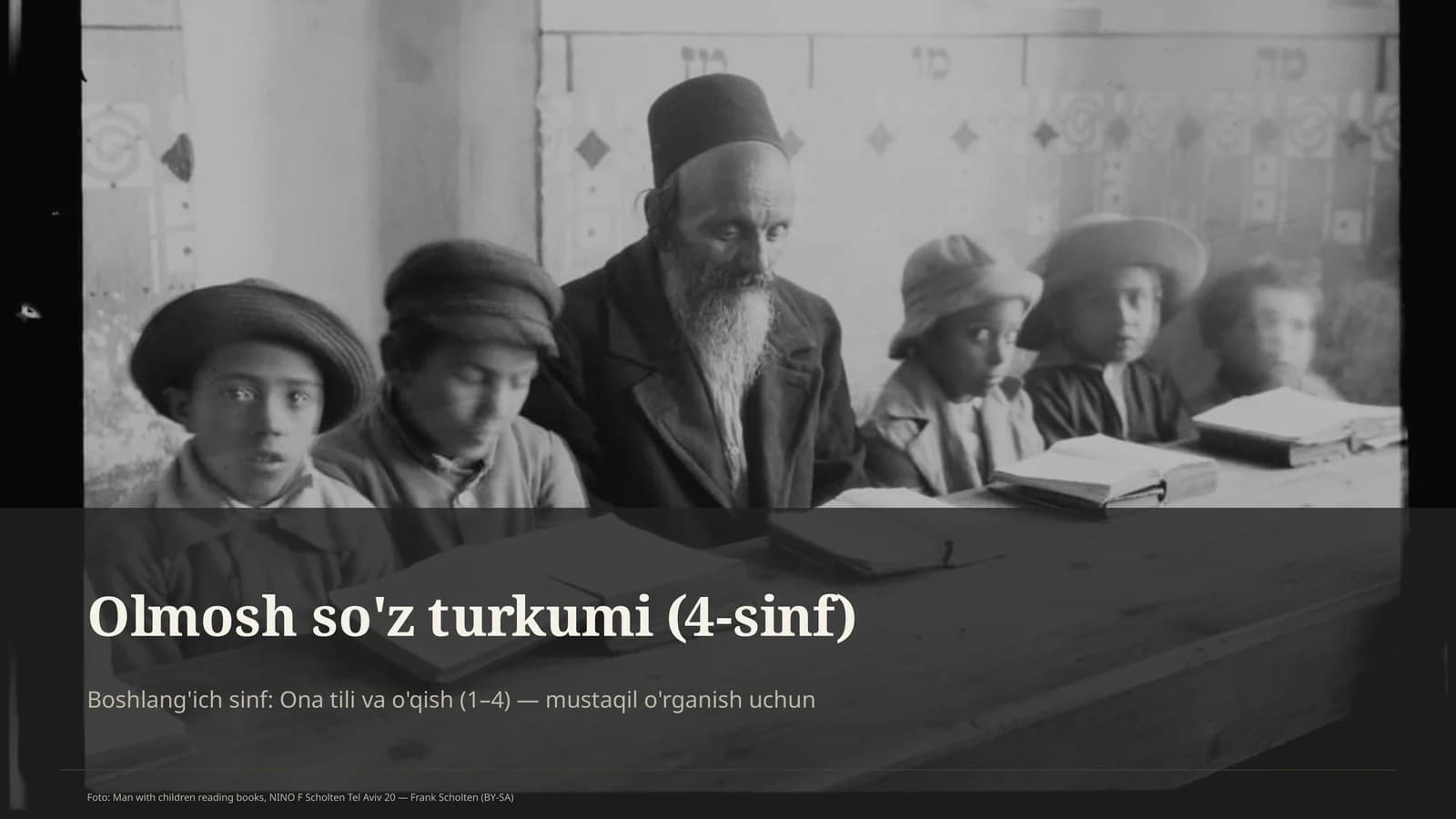 Olmosh so'z turkumi (4-sinf)