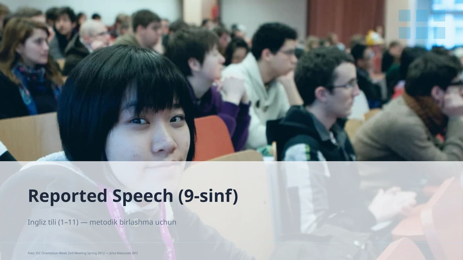 Reported Speech (9-sinf)