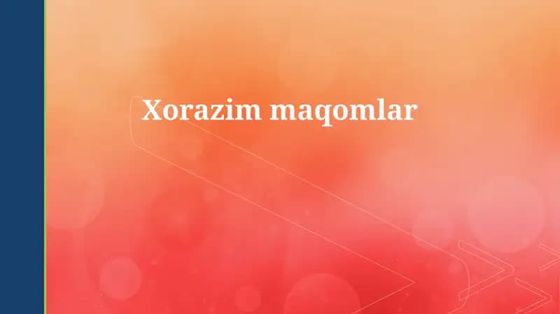 Xorazm maqomlari