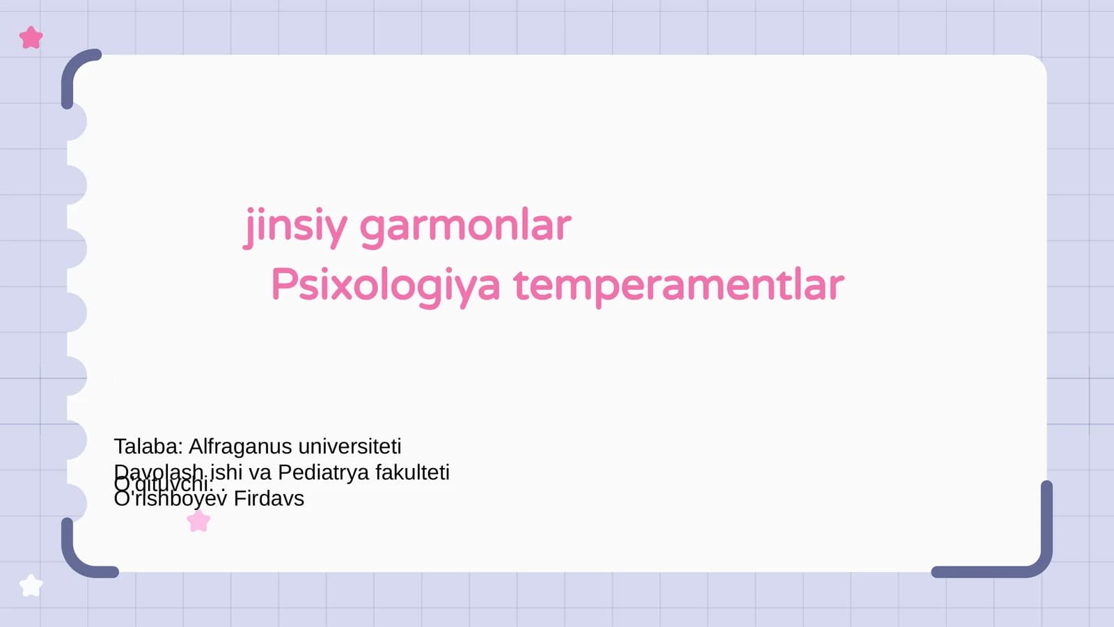 Jinsiy Garmonlar Nima?