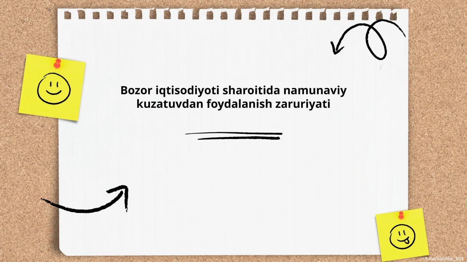 Bozor iqtisodiyoti sharoitida namunaviy kuzatuvdan foydalanish zaruriyati